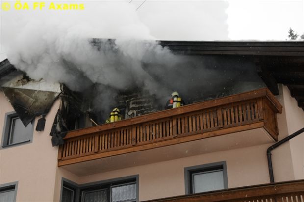 Mehrfamilienhaus Brand Österreich