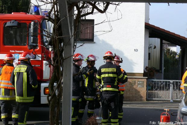 Fettbrand mit Wasser gelöscht