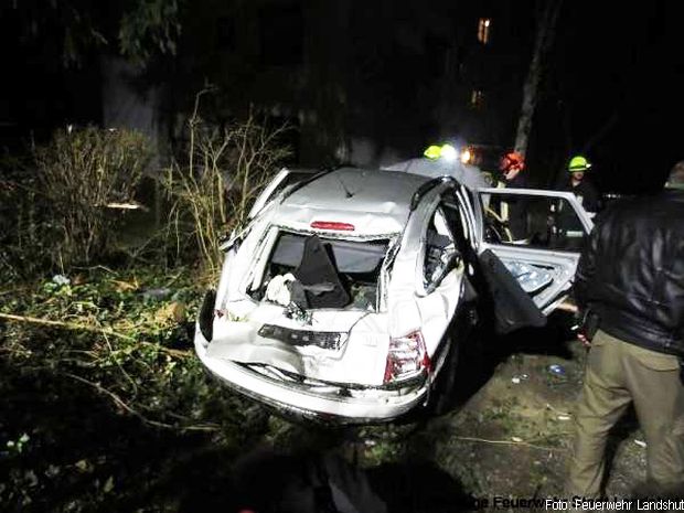 Unfall Feuerwehr Landshut