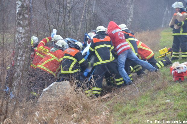 Seitenlage Pkw Verkehrsunfall
