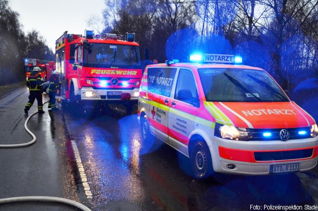 Seitenlage Pkw Verkehrsunfall