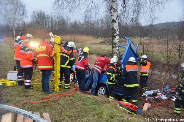 Seitenlage Pkw Verkehrsunfall