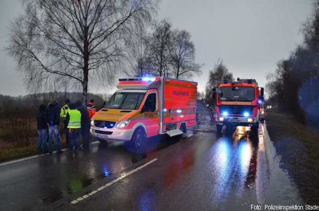 Seitenlage Pkw Verkehrsunfall