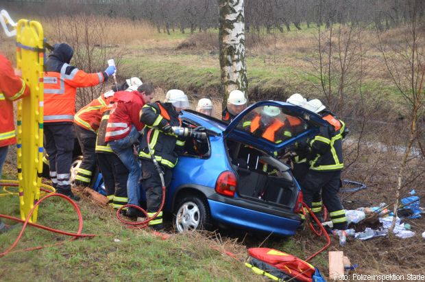 Seitenlage Pkw Verkehrsunfall