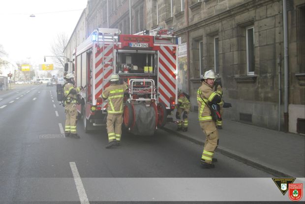 Berufsfeuerwehr Fürth Wohnungsbrand