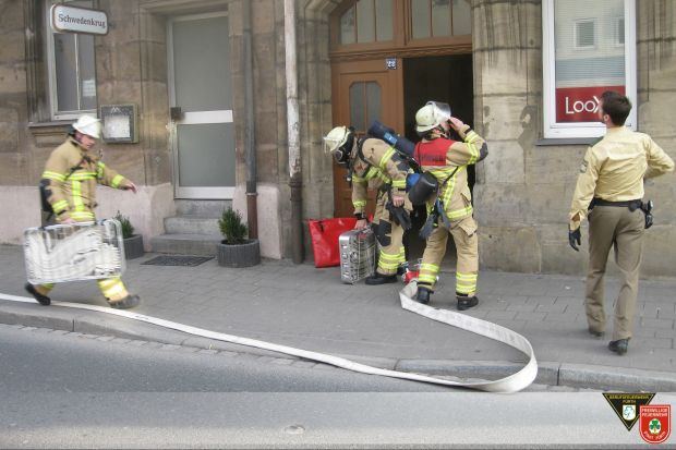 Berufsfeuerwehr Fürth Wohnungsbrand