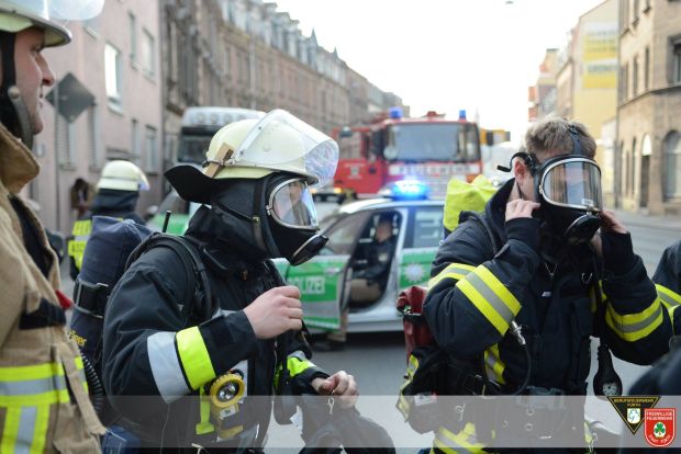 Berufsfeuerwehr Fürth Wohnungsbrand