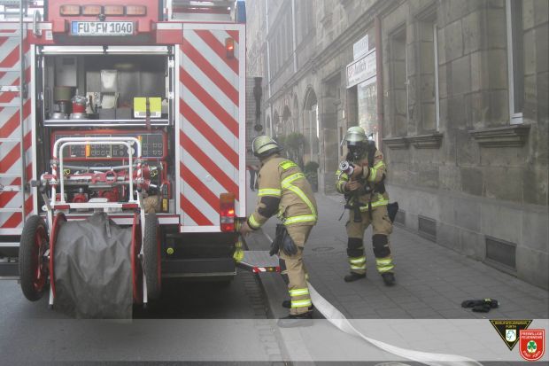 Berufsfeuerwehr Fürth Wohnungsbrand