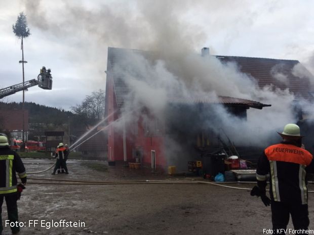 Großbrand Gaststätte Forchheim