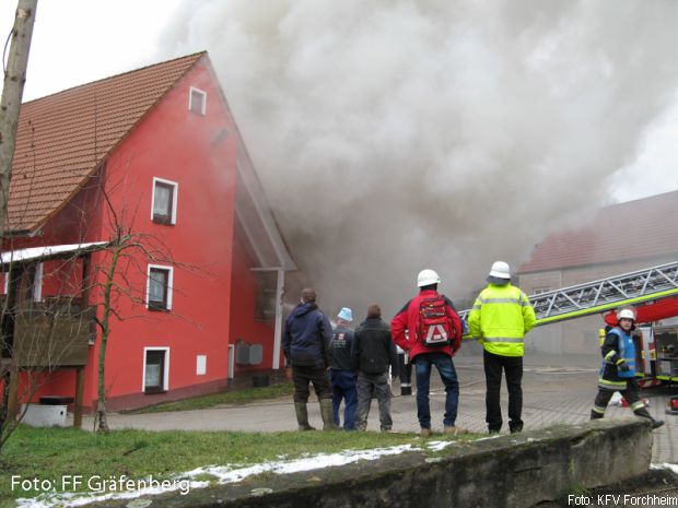 Großbrand Gaststätte Forchheim