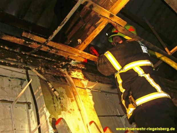 Feuer in Recyclingbetrieb