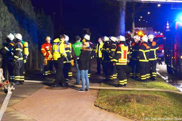 Reetdach Feuer Brand