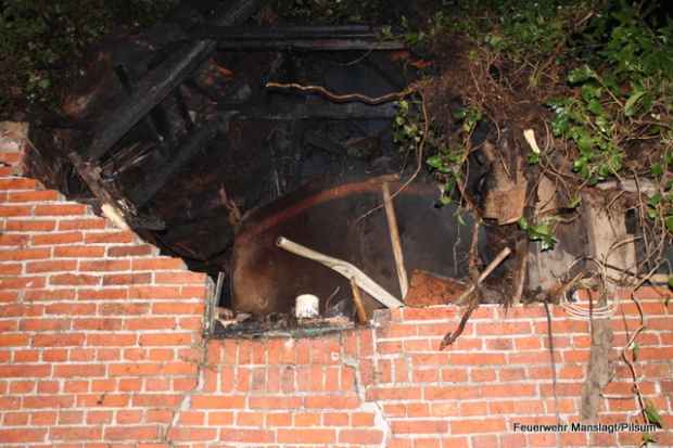 Durchzündung Großbrand Feuerwehr