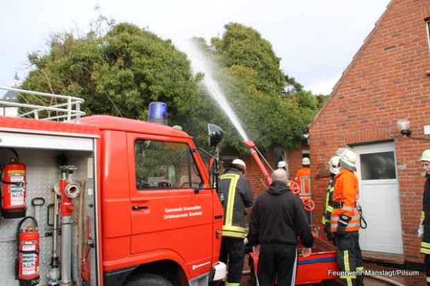 Durchzündung Großbrand Feuerwehr