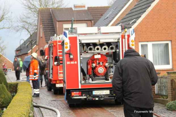 Durchzündung Großbrand Feuerwehr