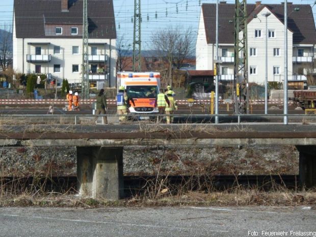 Stromunfall Fahrdraht Bahn
