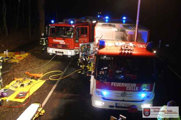 Verkehrsunfall Feuerwehr Celle