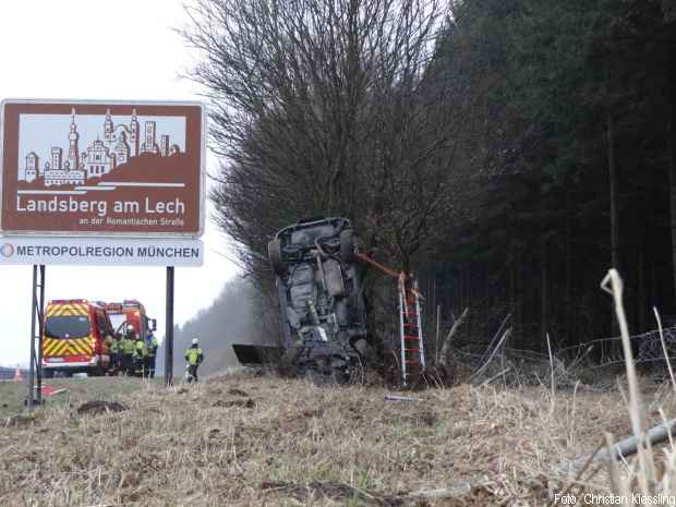 Spanngurt Sicherung Unfallfahrzeug