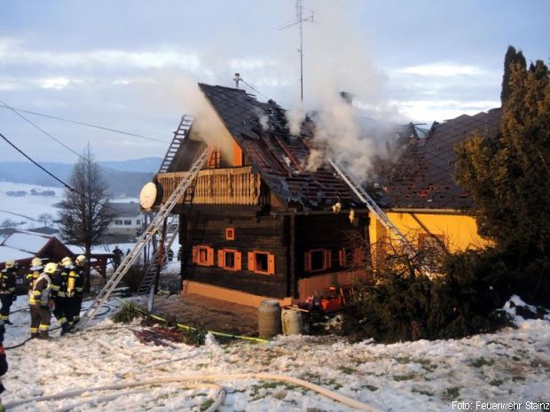 Holzhaus Brand Österreich