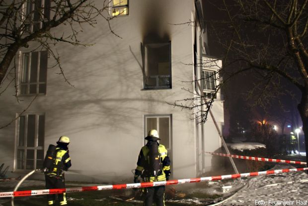 Zimmerbrand Feuerwehr Haar