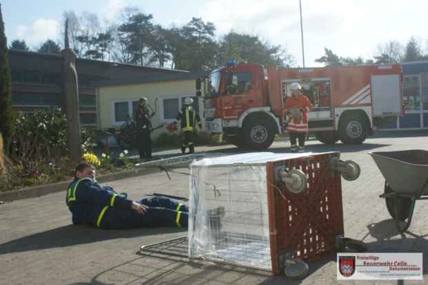 Gefängnis Brand Feuerwehr