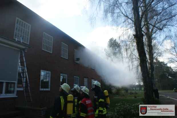 Gefängnis Brand Feuerwehr