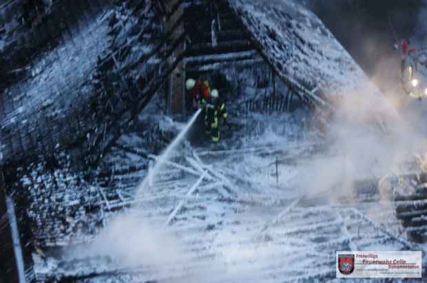 Dachstuhlbrand Vollbrand Celle