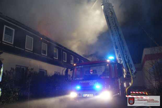 Dachstuhlbrand Vollbrand Celle