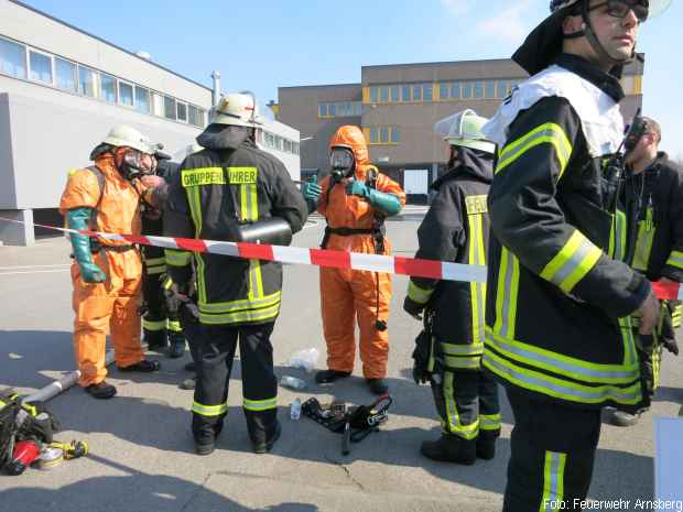 Brandeinsatz Gefahrguteinsatz Feuerwehr