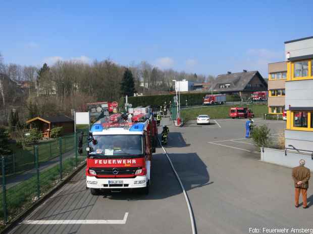 Brandeinsatz Gefahrguteinsatz Feuerwehr