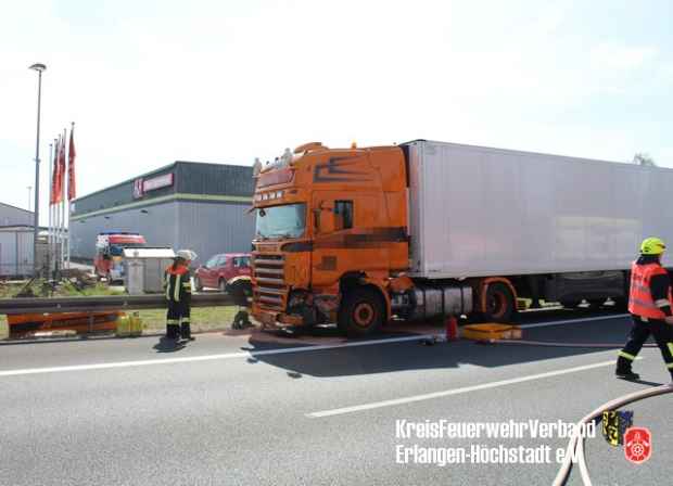 Lkw Unfall Autobahn