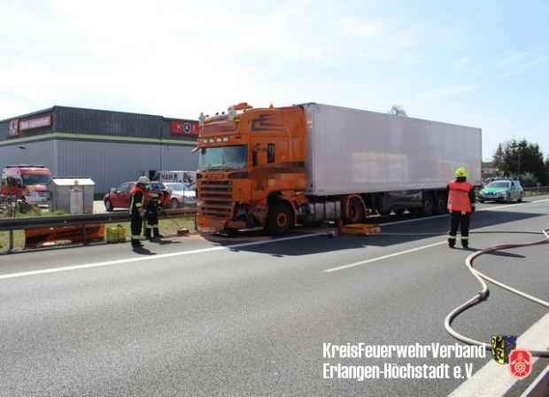 Lkw Unfall Autobahn