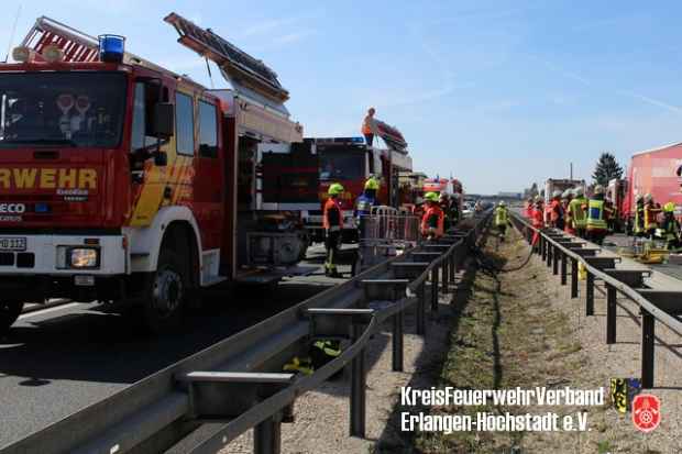 Lkw Unfall Autobahn