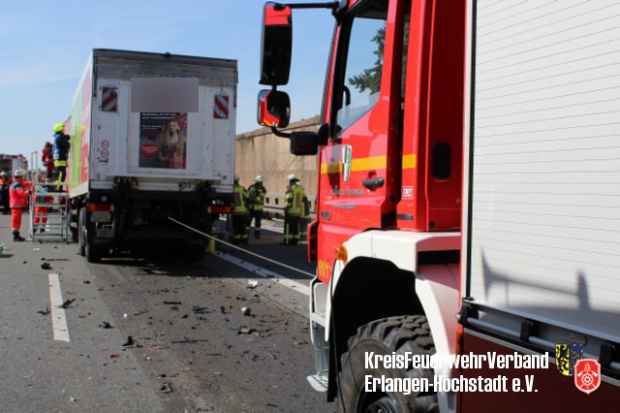 Lkw Unfall Autobahn