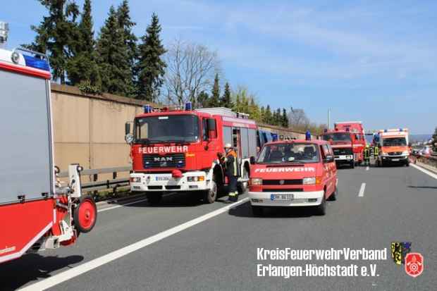 Lkw Unfall Autobahn