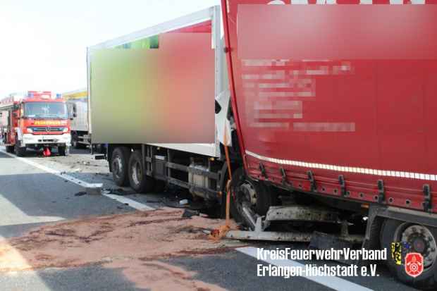 Lkw Unfall Autobahn