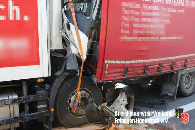 Lkw Unfall Autobahn