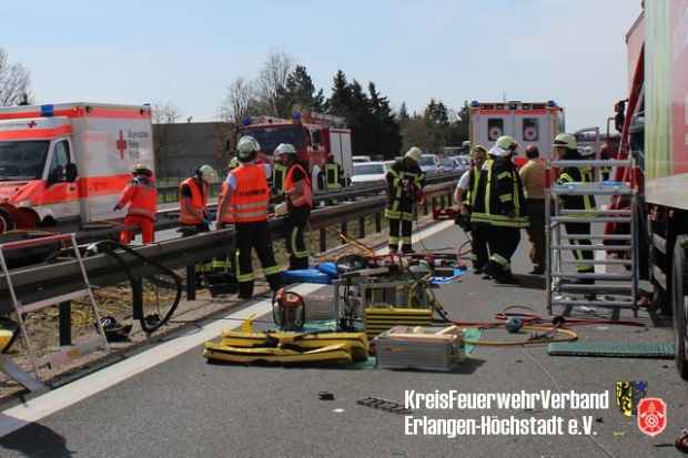 Lkw Unfall Autobahn