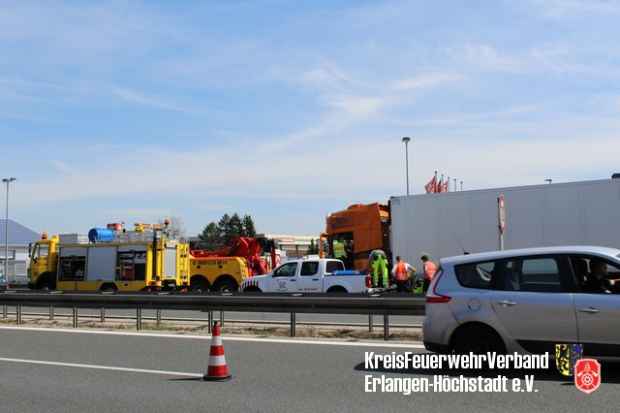 Lkw Unfall Autobahn