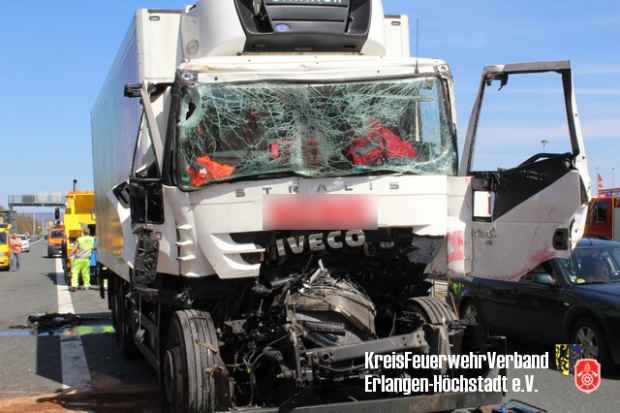 Lkw Unfall Autobahn