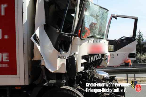 Lkw Unfall Autobahn