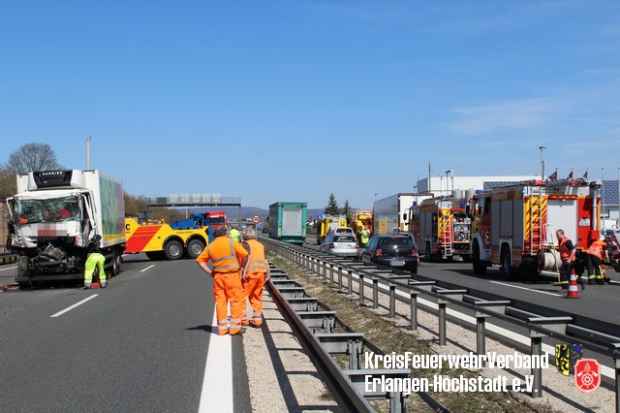 Lkw Unfall Autobahn