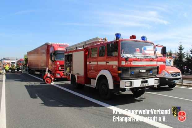 Lkw Unfall Autobahn