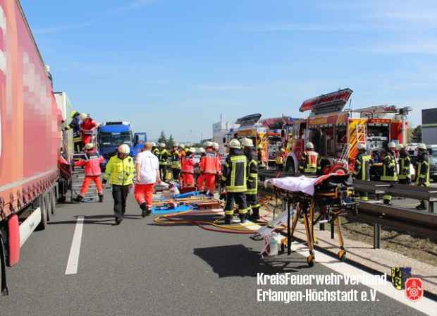 Lkw Unfall Autobahn