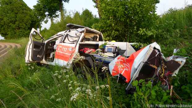 Unfall Einsatzfahrt Feuerwehr