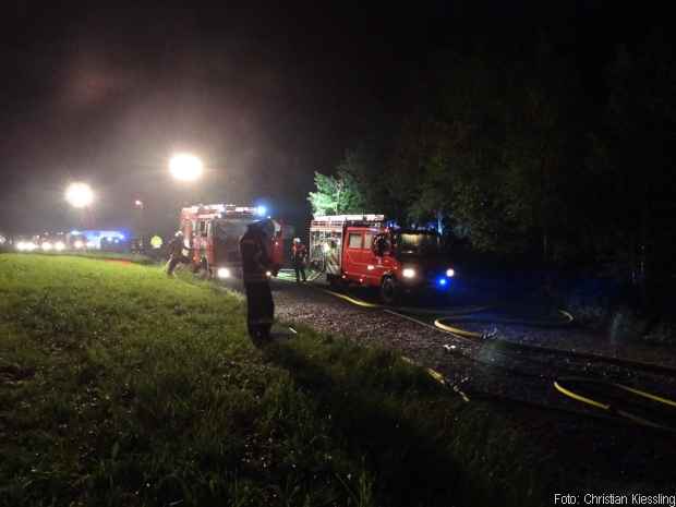 Brand Reitanlage Großbrand