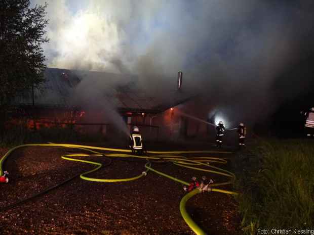 Brand Reitanlage Großbrand