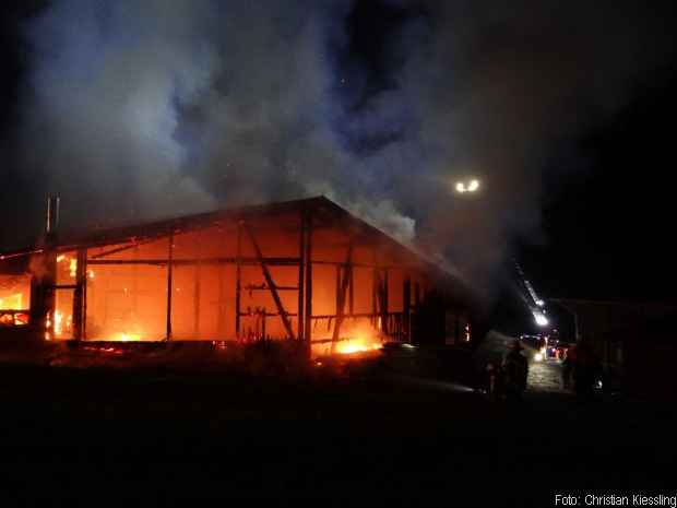 Brand Reitanlage Großbrand