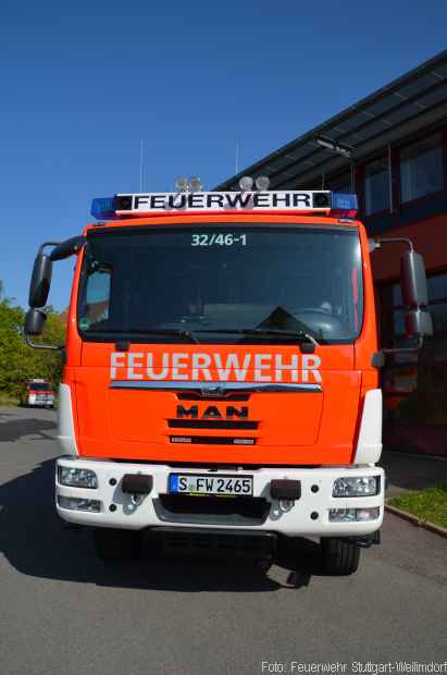 Hilfeleistungslöschfahrzeug Feuerwehr Stuttgart