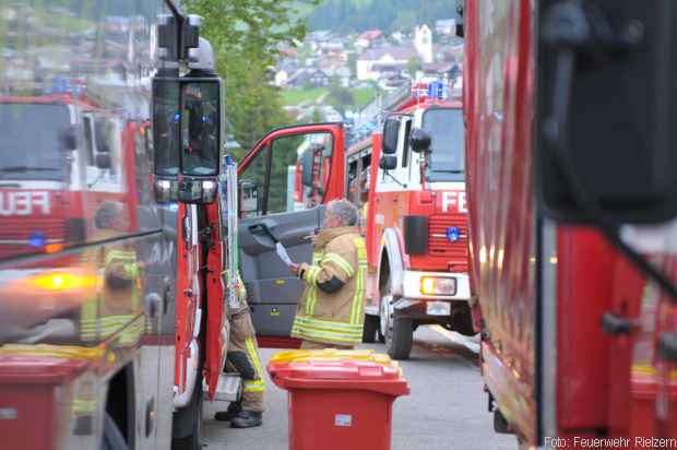 Training Feuerwehr Riezlern